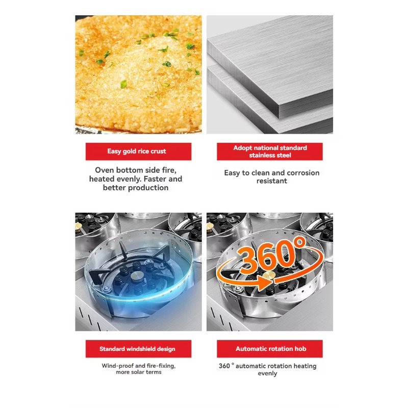 Commercial Kitchen Equipment - High Quality 9-Layer Commercial Canteen Kitchen