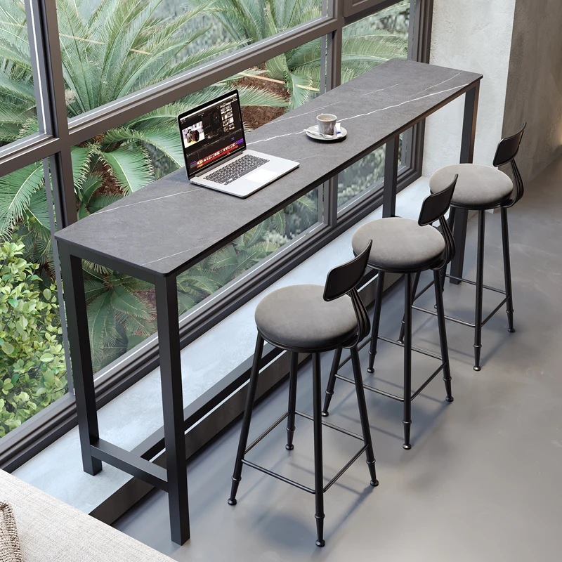 Nordic Balcony Bar Tables Salo - Commercial Kitchen Tile ulasan dan harga