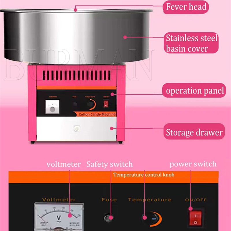 Electric Cotton Candy Machine  - Candy Floss Machine Commercial ulasan dan harga