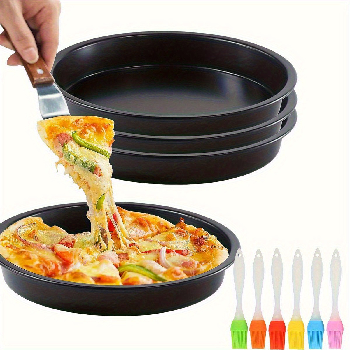 6/8/9/10inch Non-Stick Pizza T - Pizza Conveyor Oven ulasan dan harga