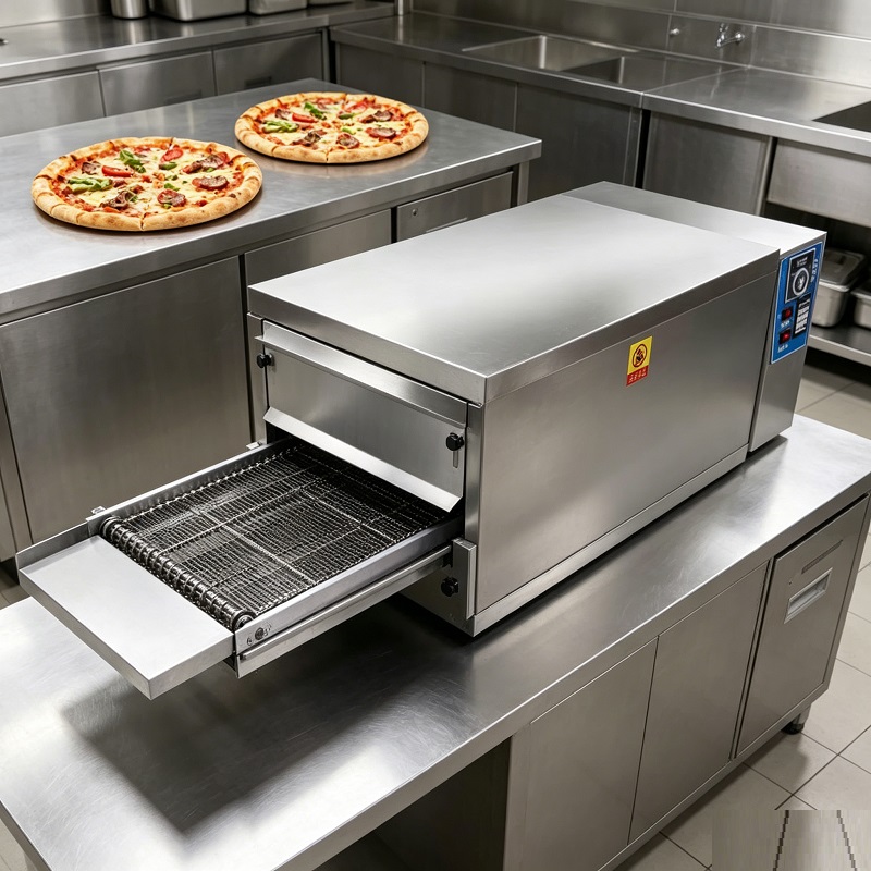 Commercial Gas Pizza Oven with - Pizza Conveyor Oven ulasan dan harga