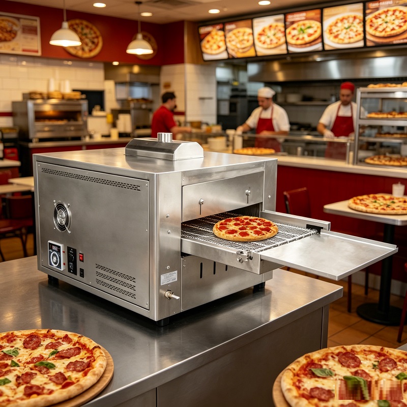 Commercial Gas Pizza Oven with - Pizza Conveyor Oven ulasan dan harga
