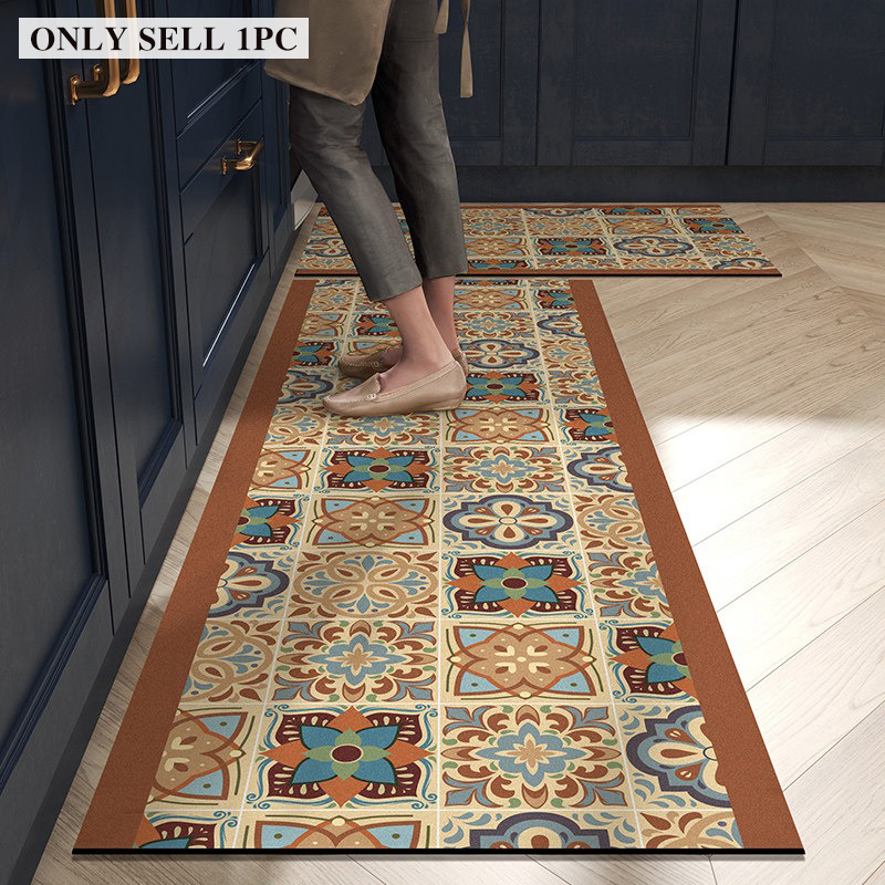 Kitchen Carpet Waterproof PVC  - Commercial Kitchen Tile ulasan dan harga