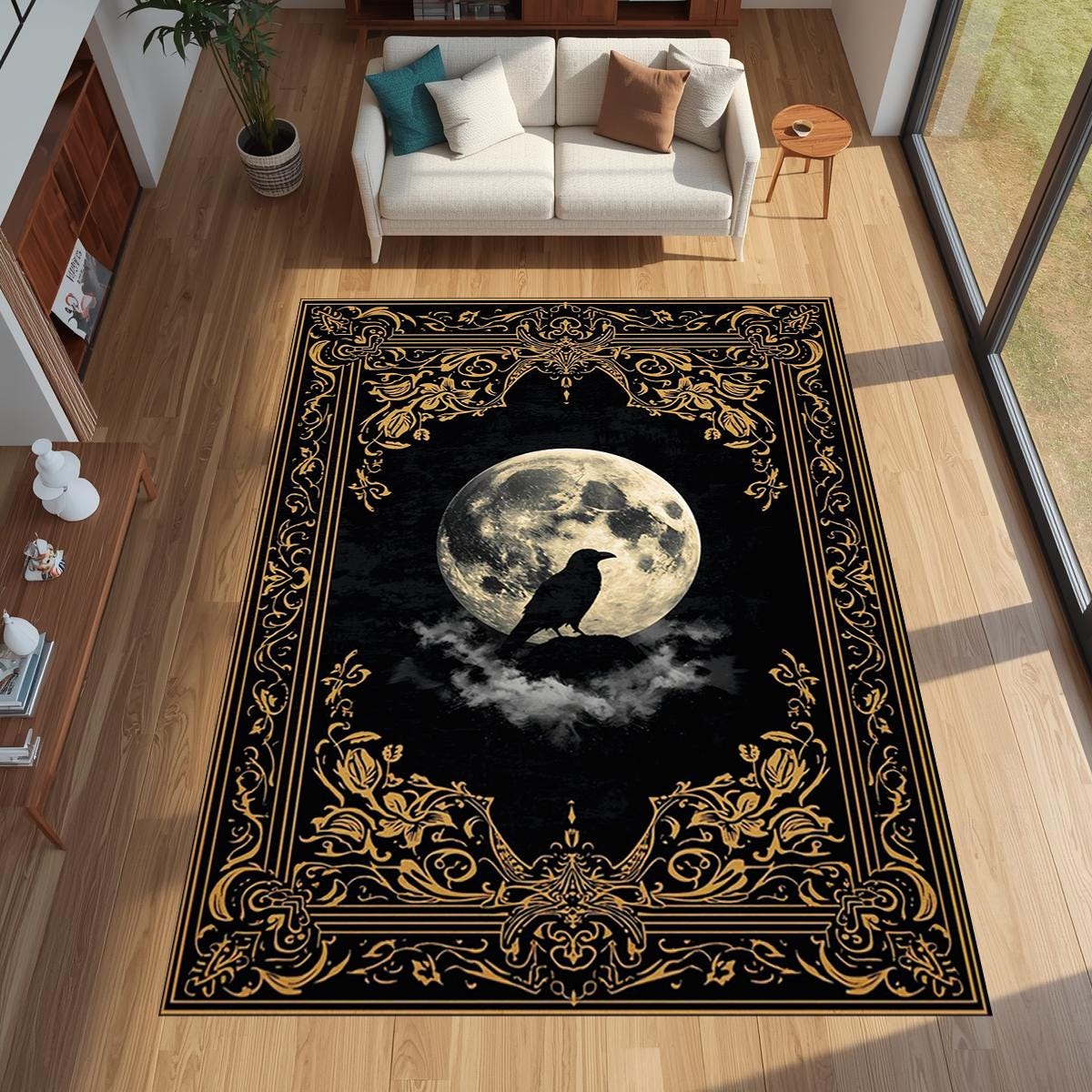Gothic Golden Raven Full Moon  - Commercial Dishwasher Table ulasan dan harga