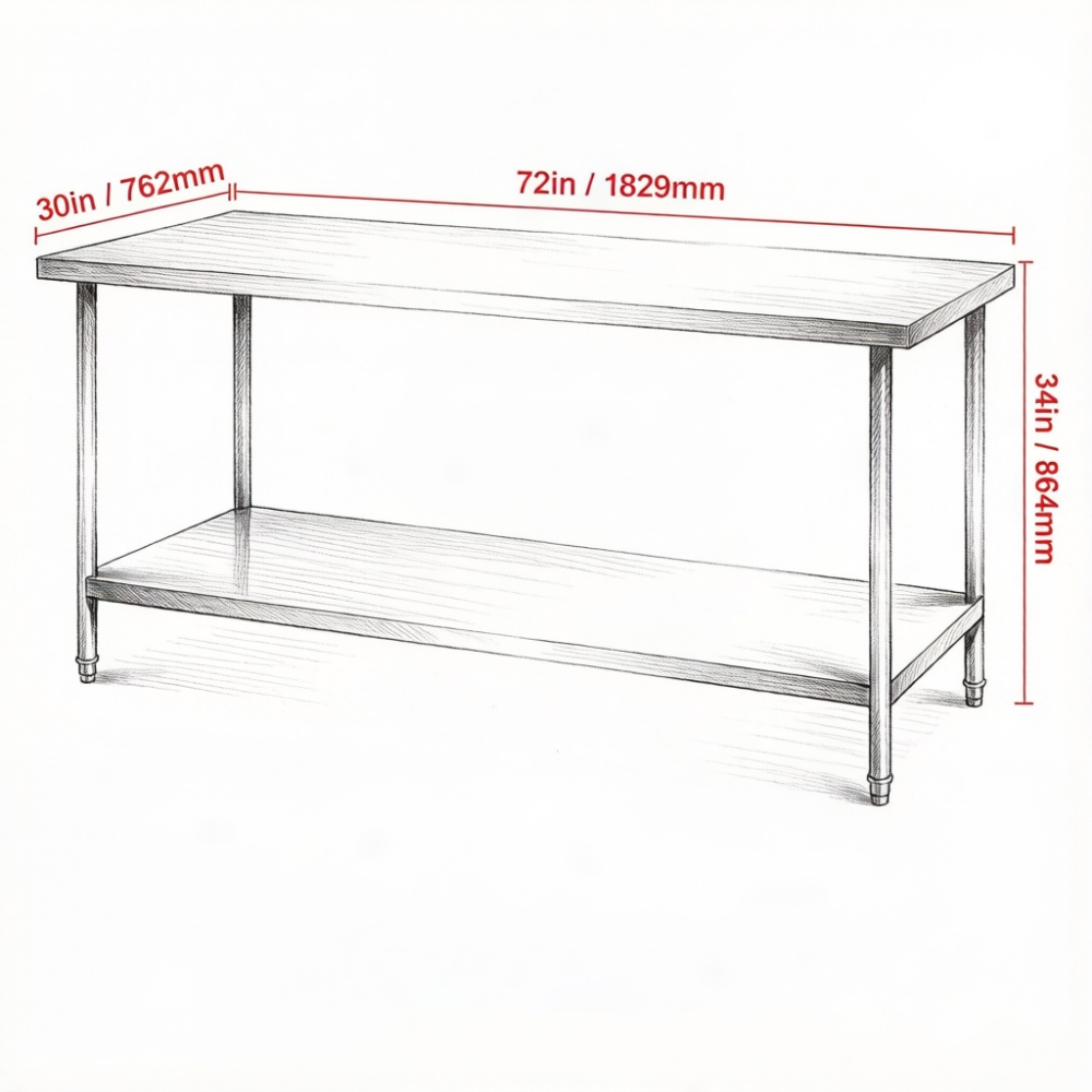 Commercial Stainless Steel Pre - Commercial Kitchen Backsplash ulasan dan harga