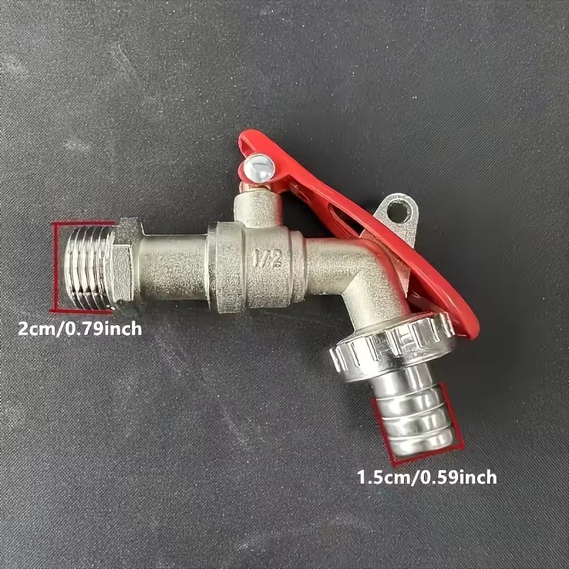 1Pc 1/2 Inch Zinc Alloy Faucet - Commercial Kitchen Mixer ulasan dan harga