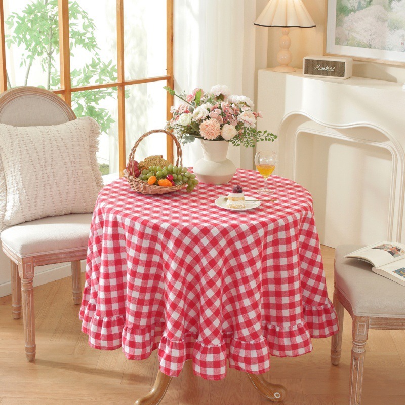 Solid Color Round Tablecloth W - Commercial Dishwasher Table ulasan dan harga