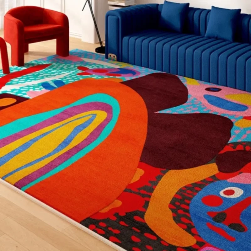 Living Room Carpet Art Irregul - Commercial Dishwasher Table ulasan dan harga