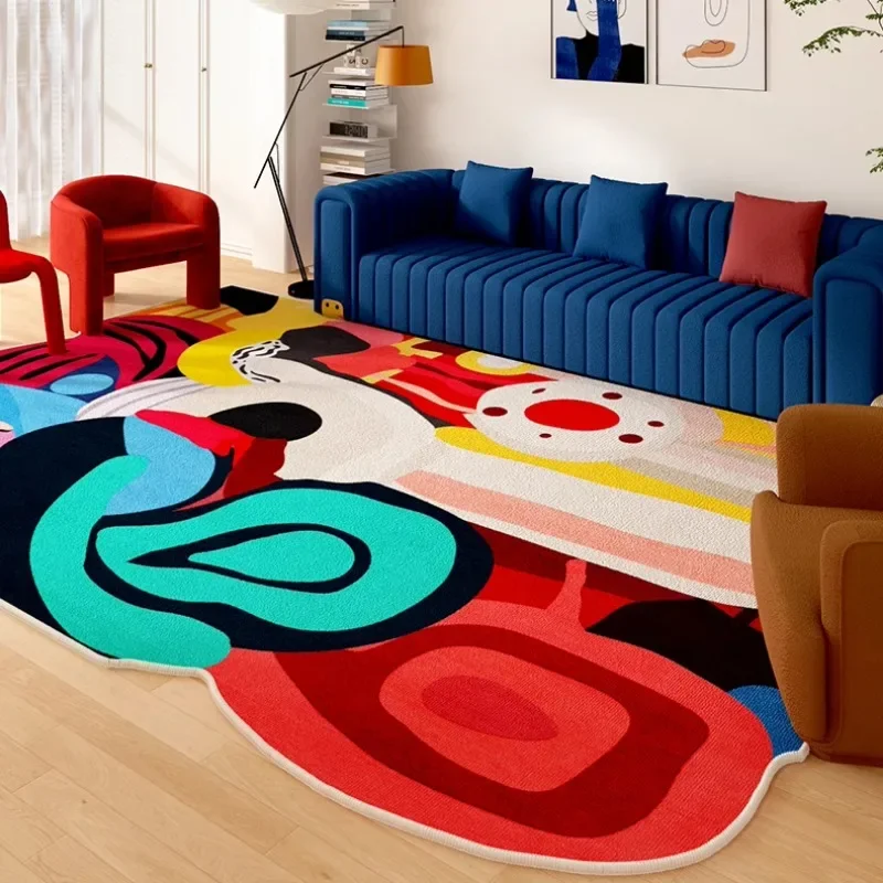 Living Room Carpet Art Irregul - Commercial Dishwasher Table ulasan dan harga
