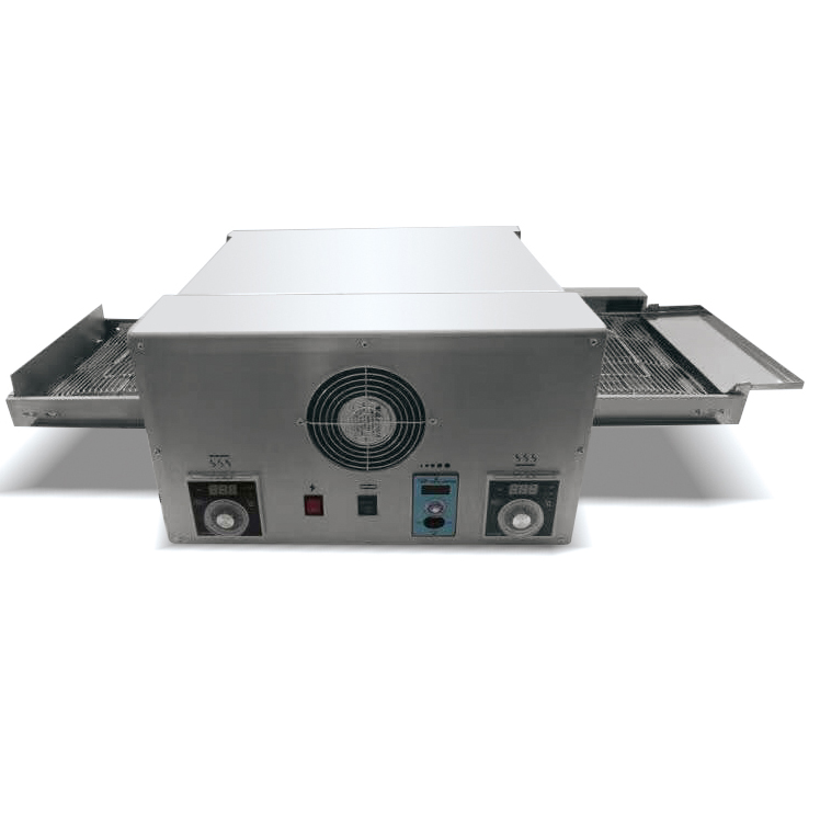 Bakery Equipment Electric Conv - Pizza Conveyor Oven ulasan dan harga