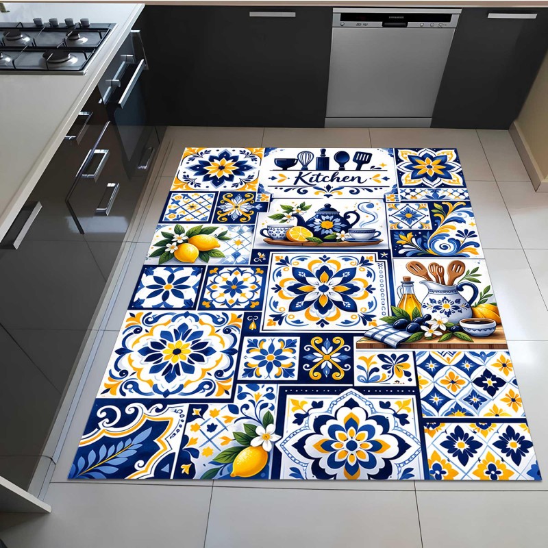 Mediterranean Mosaic Tile Kitc - Commercial Kitchen Tile ulasan dan harga