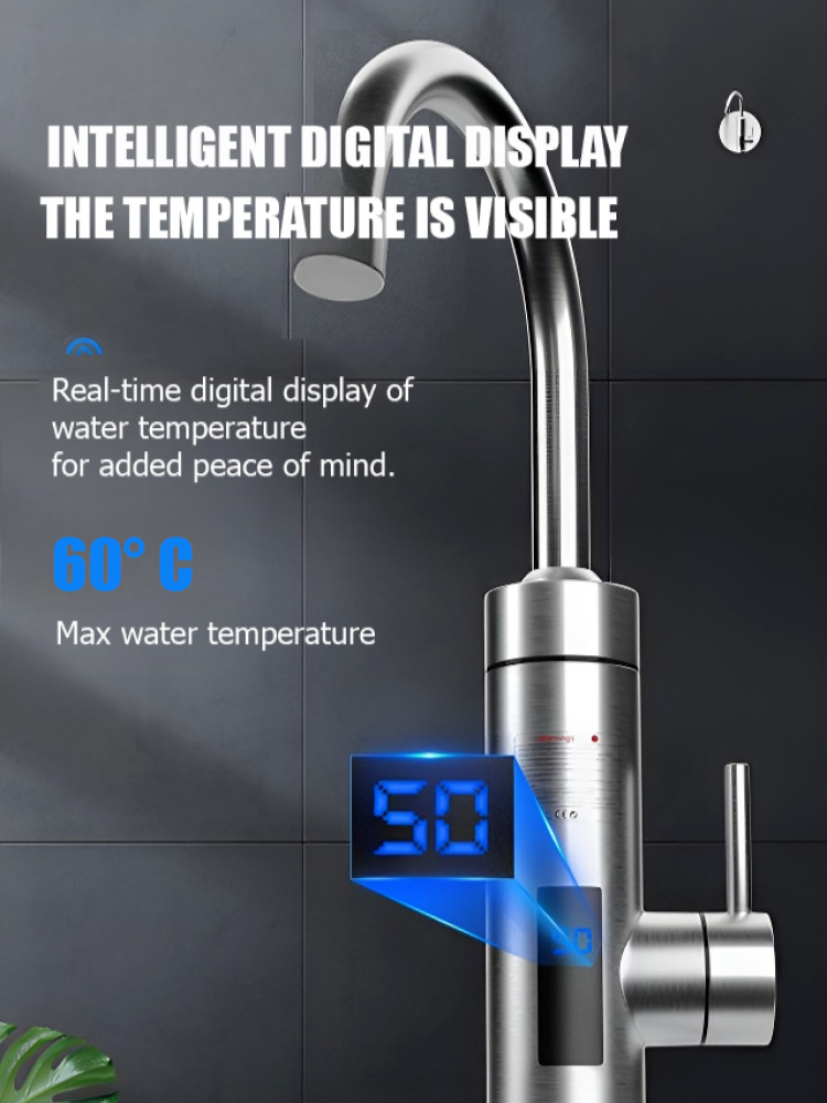 Bathroom Electric Faucet Fast  - Commercial Kitchen Mixer ulasan dan harga
