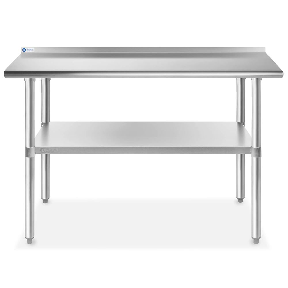 StainlSteel Kitchen Prep Table - Commercial Kitchen Backsplash ulasan dan harga
