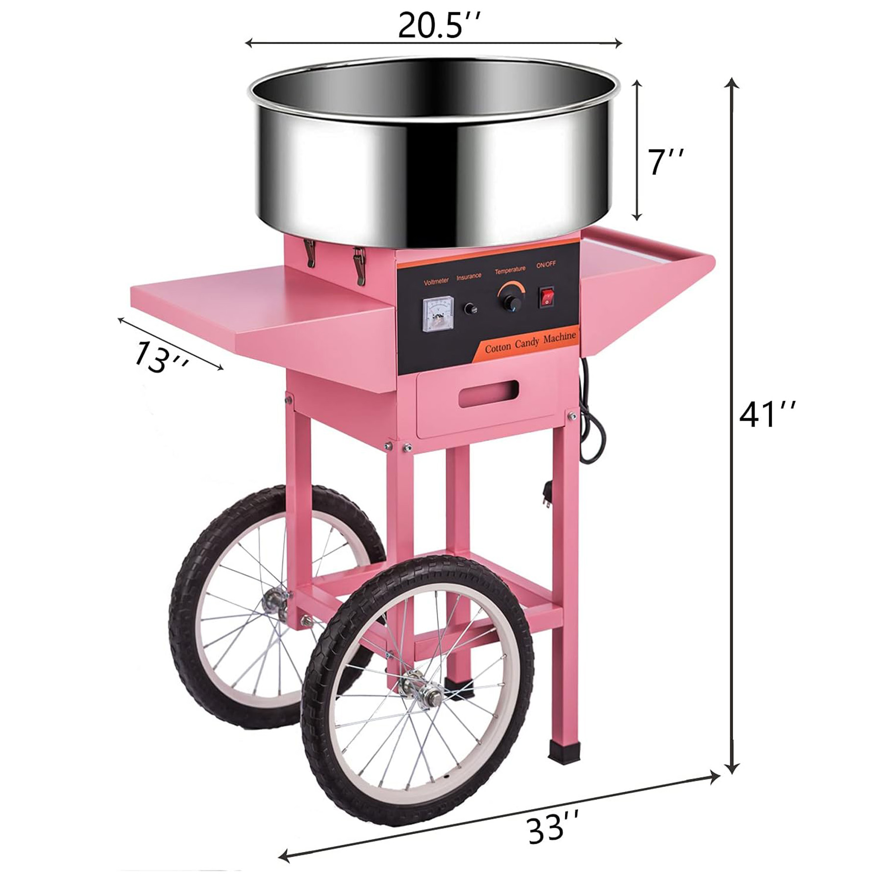 Commercial Pink Cotton Candy M - Candy Floss Machine Commercial ulasan dan harga