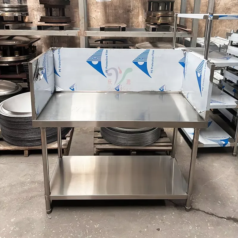 304 Stainless Steel Metal Prep - Commercial Kitchen Backsplash ulasan dan harga