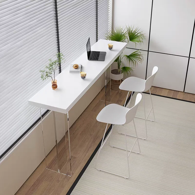 Nordic Luxury Bar Table Solid  - Commercial Kitchen Tile ulasan dan harga
