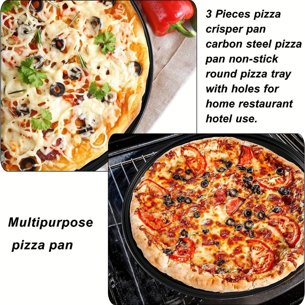 Carbon Steel Perforated Pizza  - Pizza Conveyor Oven ulasan dan harga