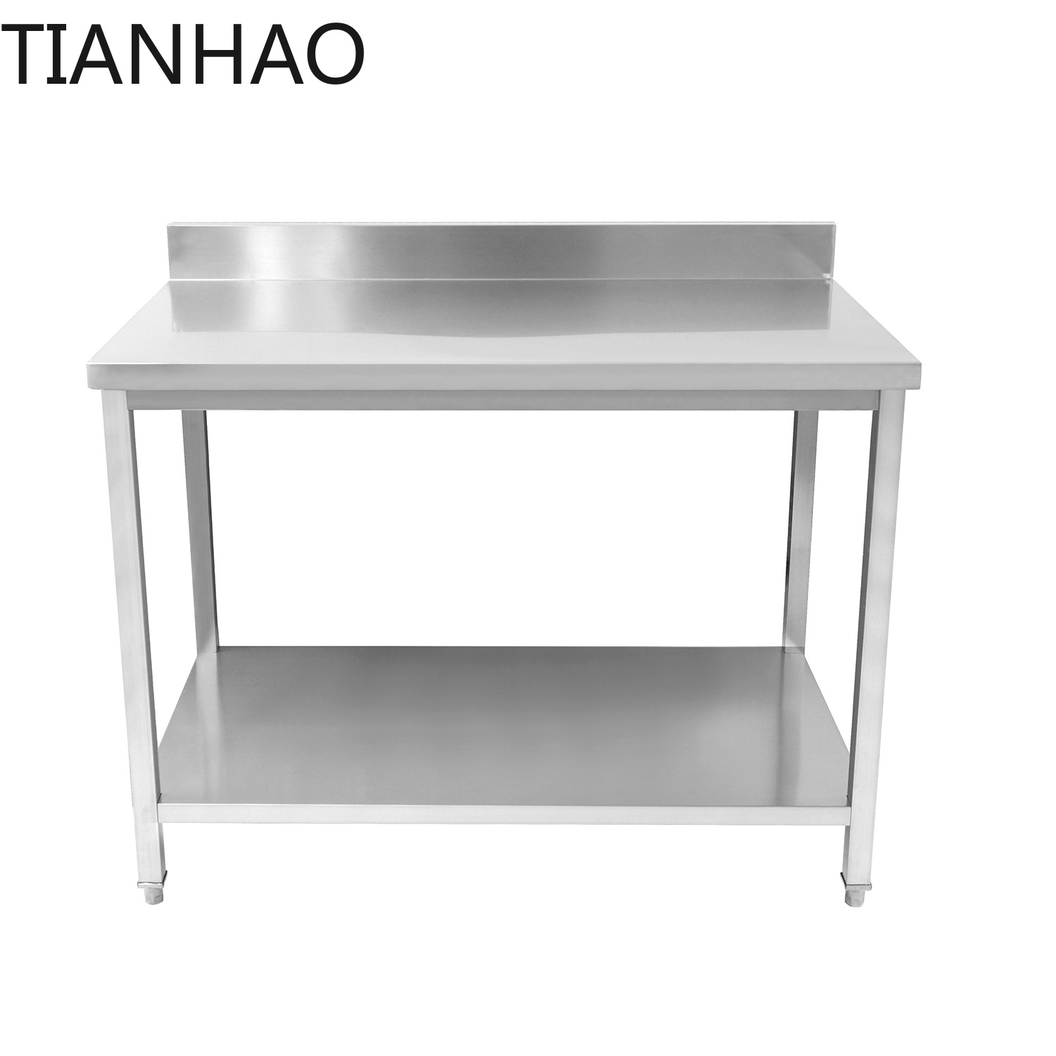 Stainless Steel Workbench Kitc - Commercial Kitchen Backsplash ulasan dan harga