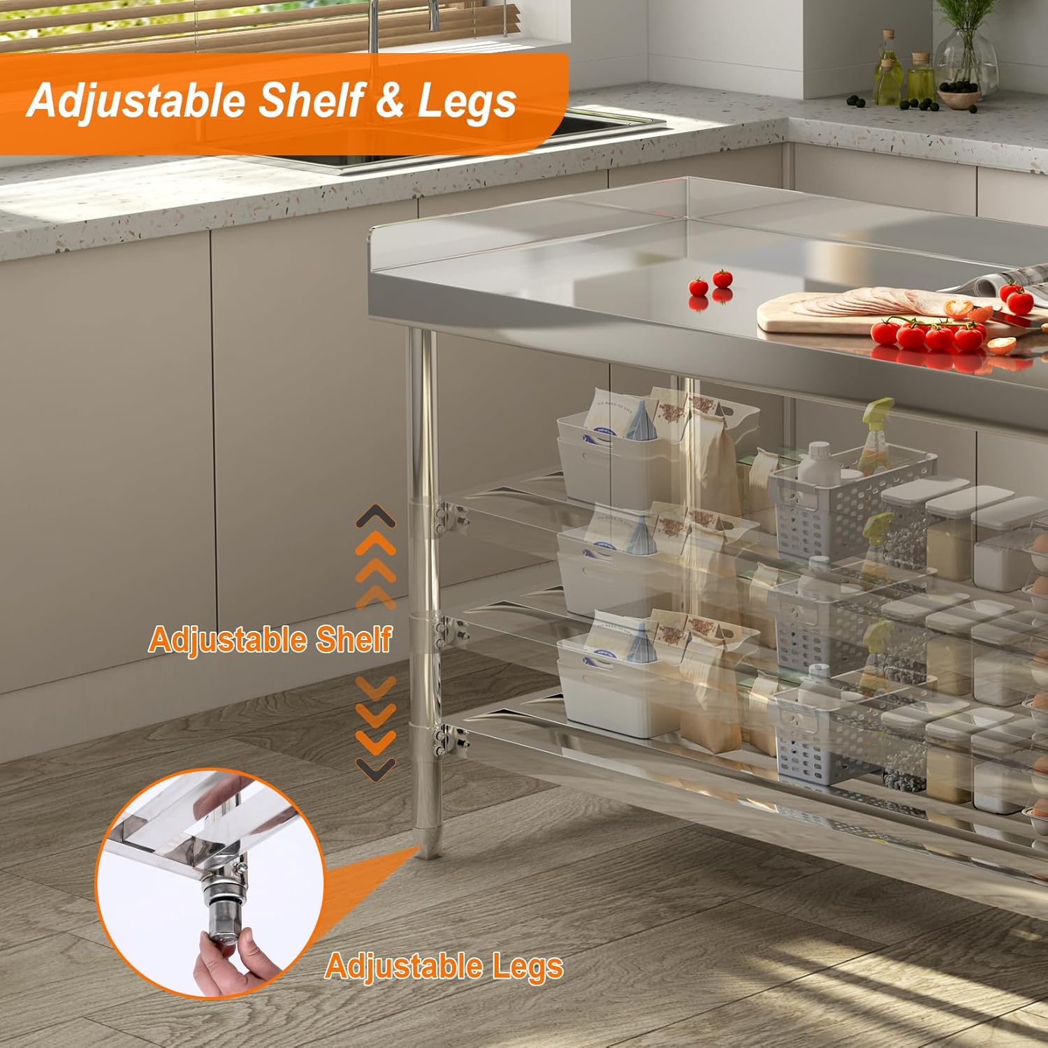 Stainless Steel Work Table,24
