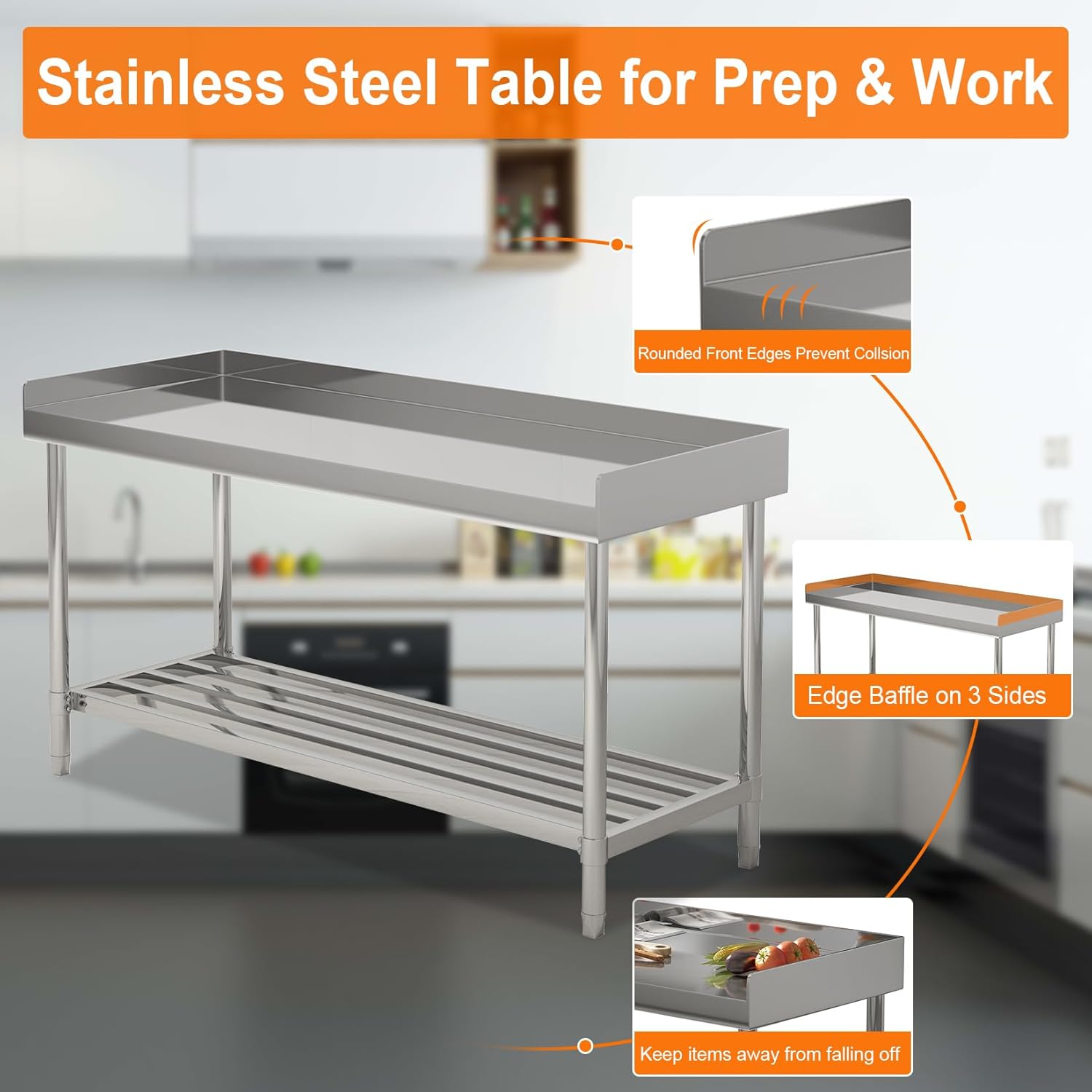 Stainless Steel Work Table,24